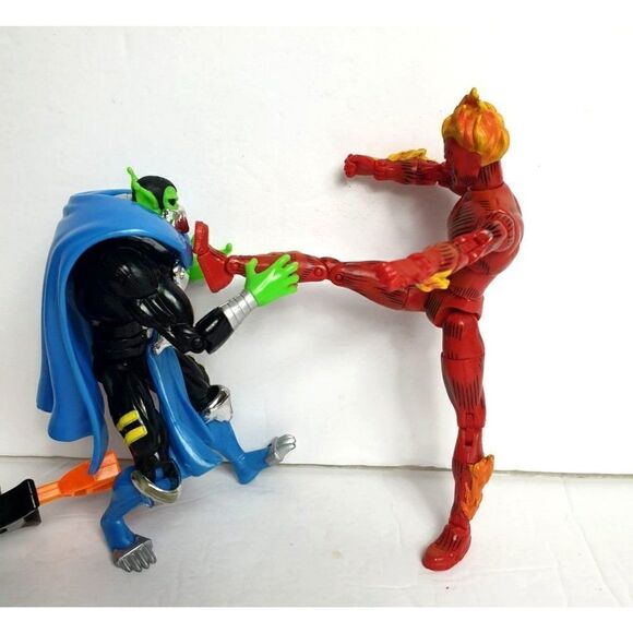 Marvel Silver Surfer & Human Torch Action Figure Toy Bundle - Picture 2 of 7